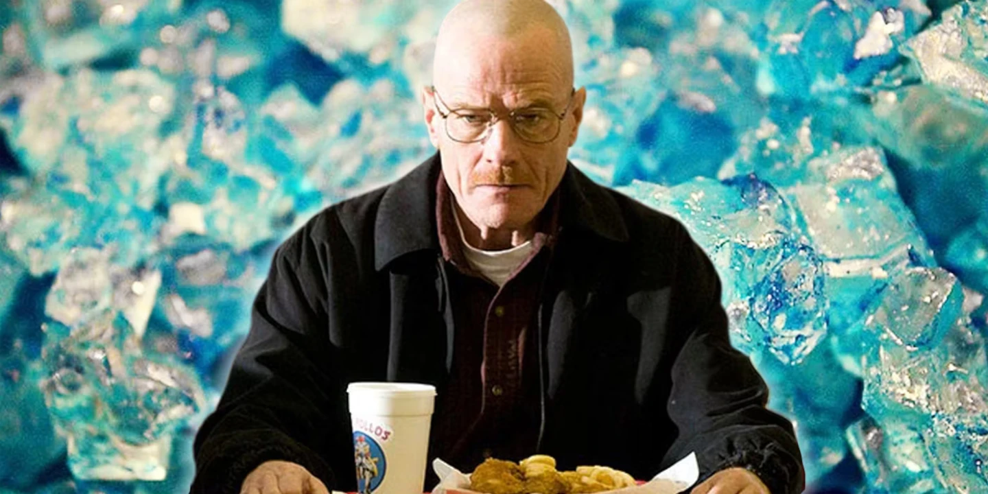A metanfetamina azul de Breaking Bad era um lanche saboroso nos bastidores