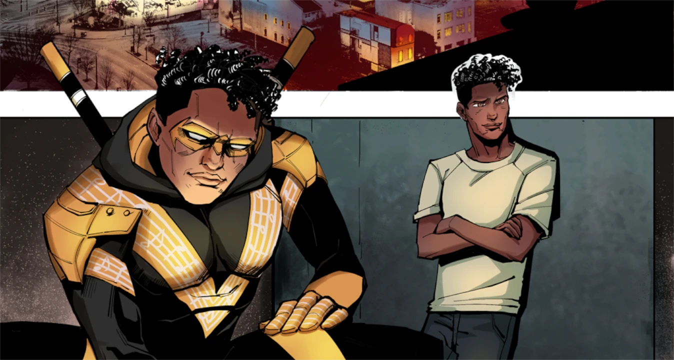 'Dizchord' é um novo super-herói que traz “Levitas e Gravitas” para a Atlanta dominada pelo crime (EXCLUSIVO)