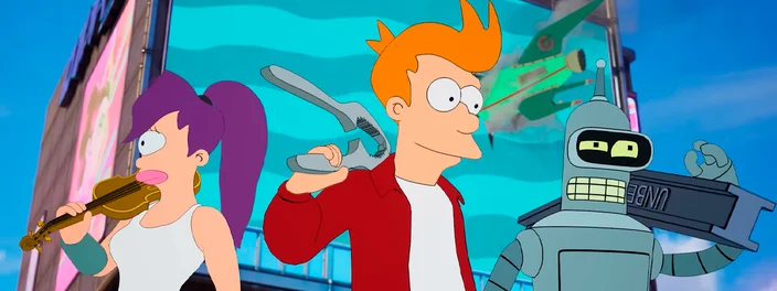 Fortnite: Bender, Fry e Leela, de Futurama, chegam ao jogo
