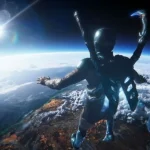 Besouro Azul corta ônibus ao meio em clipe do filme