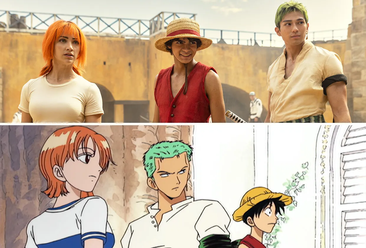 Fotos do elenco de One Piece: Como a adaptação do live-action da Netflix se compara ao original?