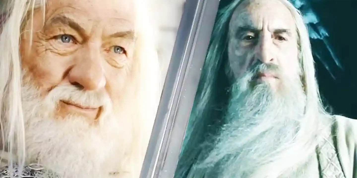 Por que Gandalf afirma ser Saruman quando retorna nas duas torres?