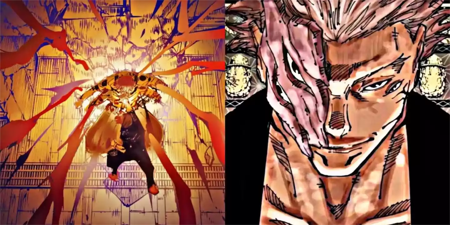 Amostra do capítulo 257 de Jujutsu Kaisen: Yuji Itadori com força total
