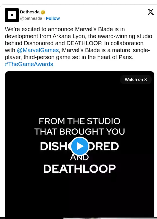 Bethesda no X