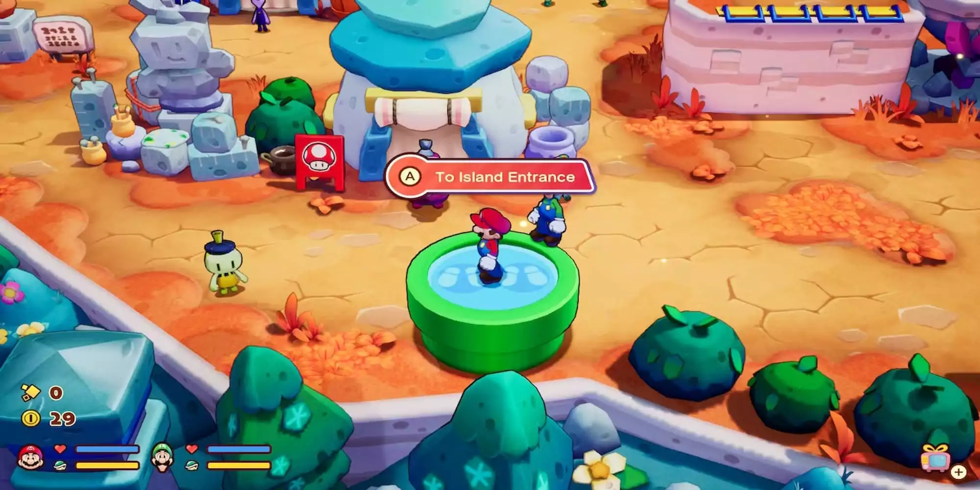 Mario & Luigi: Brothership - Como Fazer Viagem Rápida