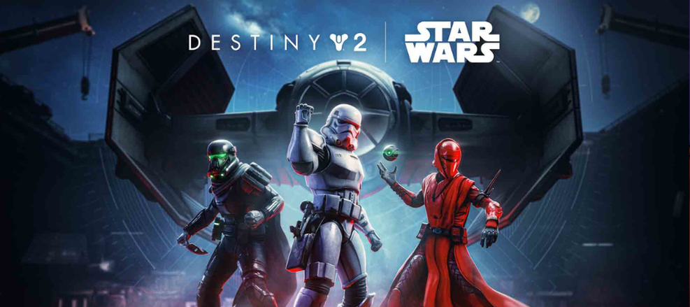 Destiny 2 revela primeiras skins da colab com Star Wars