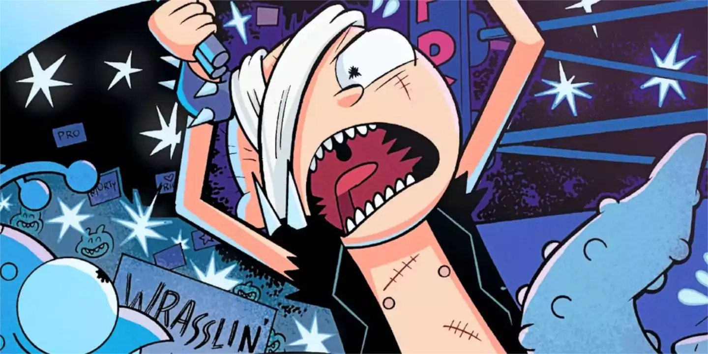 Rick and Morty: Novas HQs Apresentam Aventuras Insanas com Luta Livre e Viagem Espacial!