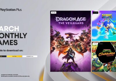 PlayStation Plus Março 2025: Jogos Grátis Incluem Dragon Age e Sonic Colors