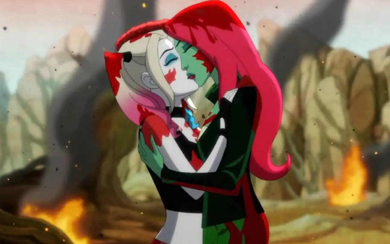 Arlequina e Hera Venenosa na série animada da HBO Max