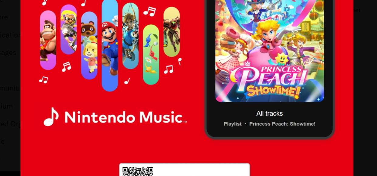 Trilha Sonora de Princess Peach Showtime chega ao Nintendo Music com mais de 70 faixas