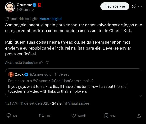 Drew Harrison dev de Ghost of Yōtei demitida: Afirma que foi uma campanha de assédio, e não uma piada de mau gosto sobre Charlie Kirk que lhe custou o emprego 1