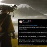 Grummz vaza novas vendas de Ghost of Yotei e aponta desempenho 20% abaixo de Tsushima