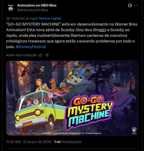Animation on HBO Max no X