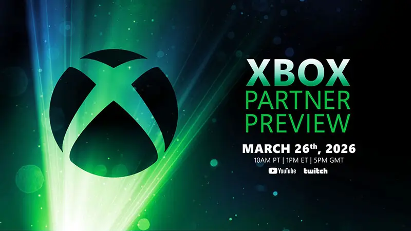 Xbox Partner Preview: Transmissão ao vivo em 26 de março de 2026