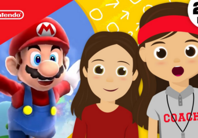 Play Nintendo aposta em gameplay familiar de Super Mario Galaxy 1 e 2 com mãe e filha