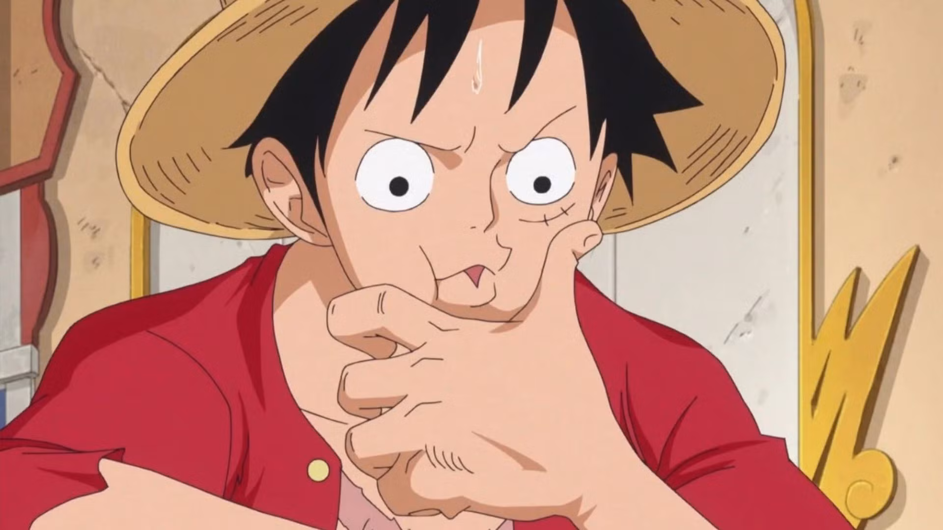 Monkey D. Luffy, é um personagem e protagonista da franquia One Piece criada por Eiichiro Oda. Ele é apresentado como um jovem cujo corpo ganha as propriedades de borracha após ter comido a Gomu-Gomu no Mi, uma das várias frutas amaldiçoadas conhecidas como Akuma no Mi ou Frutas do Diabo.