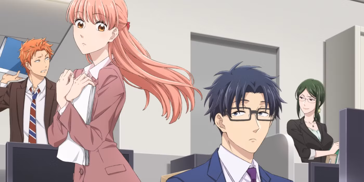 Wotakoi: Love is Hard for Otaku sugere que sobreviver ao trabalho depende do sentido fora dele