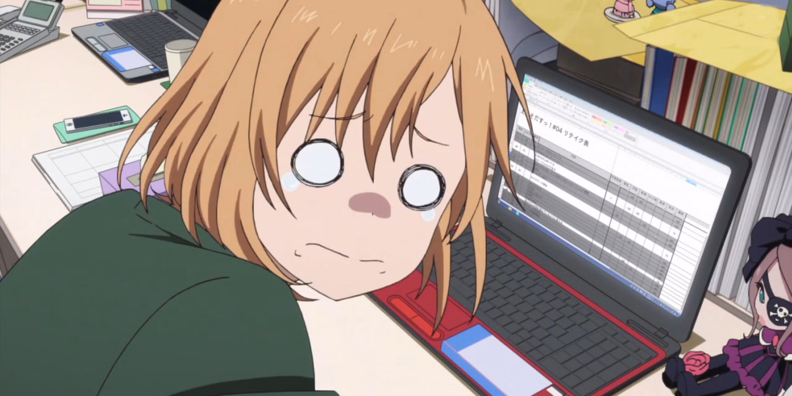 Shirobako mostra que até o “emprego dos sonhos” pode virar burnout