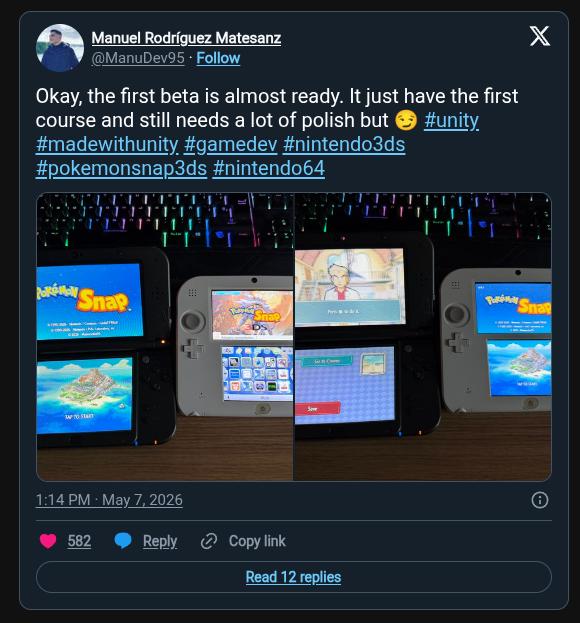 Nintendo 3DS ganha novo Pokémon em 2026? Entenda o Pokémon Snap feito por fãs 1