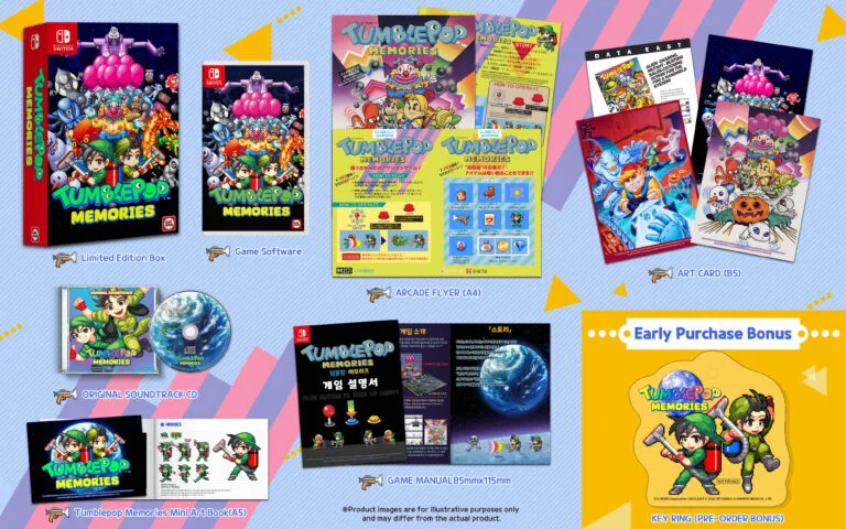 TUMBLEPOP: Memories, revival do arcade da Data East, chega ao Nintendo Switch em 2026 1