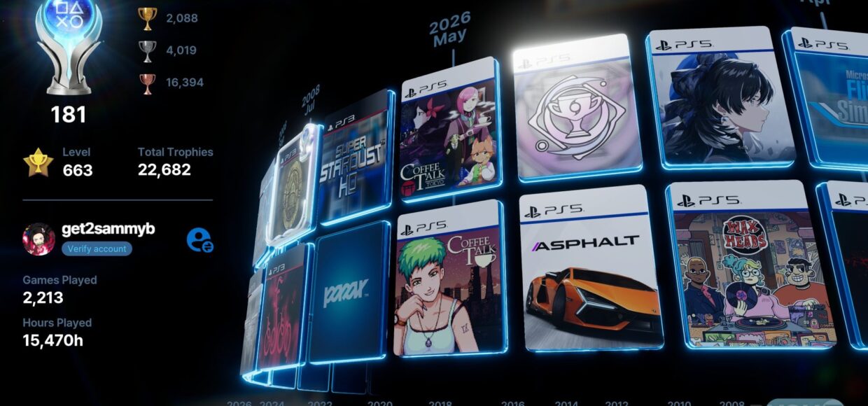 Panax: app viral transforma a história de troféus do PlayStation em linha do tempo
