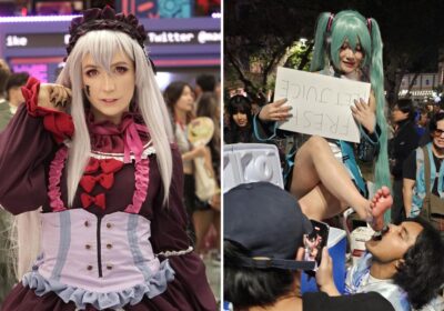 Cosplay stars caught hawking truly revolting products at California anime festival — and they sold out
