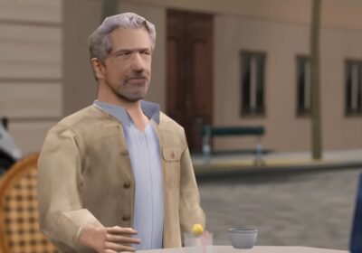 Quentin Dupieux leva “Le Vertige” a Cannes: animação low-poly sobre homem preso em uma simulação