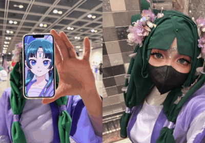 Cosplayer indonésia em Hong Kong transforma hijab em penteado de anime e ganha elogios na Comic Con 2026