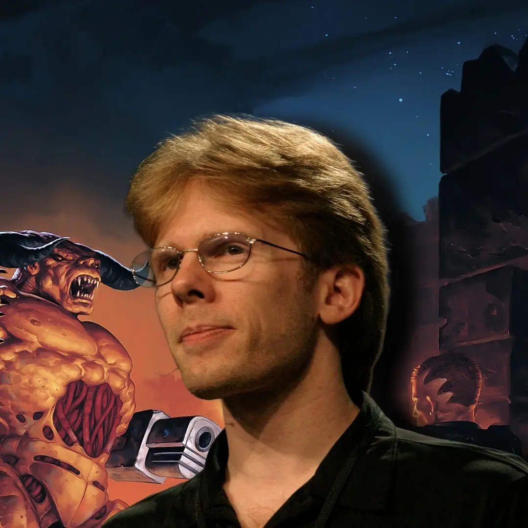 John D. Carmack II é um renomado programador de computadores e desenvolvedor de jogos americano, amplamente considerado um dos pioneiros mais influentes da história dos videogames.