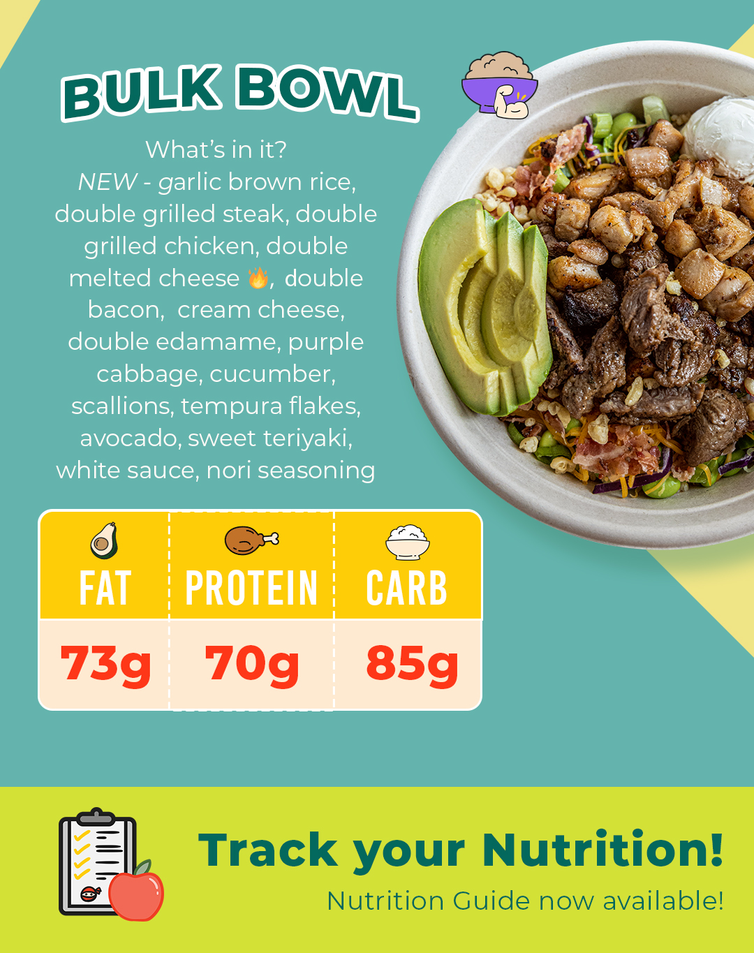 New Menu Item Fit Bowls!! 💪🏼🍚 Sus Hi Eatstation