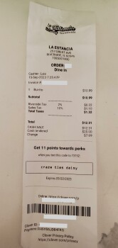 مراجعة المستهلك - سلامة الغذاء La Estancia, Forest Avenue, Riverside, Illinois, USA Tonite. Less than 1 hour ago. Burrito I ordered... صورة فوتوغرافية #2