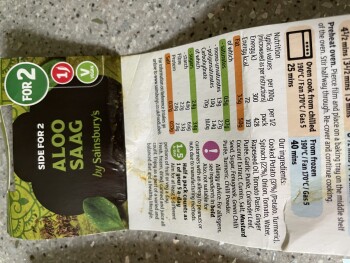 Avaliação do consumidor - Segurança alimentar Sainsbury's, Rugby Road, Hinckley, UK Sunday 17th September Curry bought from Sainsburys Hinckley Ye... foto #2