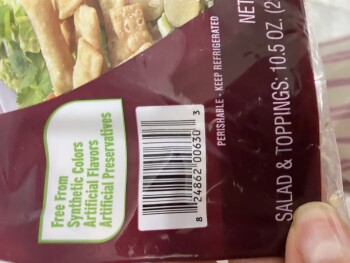 Consumer Review - Food Safety Fry's, West Olive Avenue, Peoria, AZ, USA Taylor Farms Asian Chopped salas made me sick 2xs photo #6