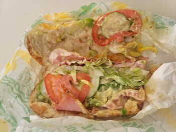 Consumer Review - Food Safety Subway, Meheula Parkway, Mililani, HI, USA sept 21 subway sandwich I ordered a Footlong The Dangerwi... photo #3
