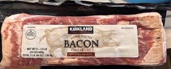 Verbraucherbewertung – Lebensmittelsicherheit Costco Wholesale, South Bradley Road, Santa Maria, CA, USA Kirkland Thick Cut Bacon  I was severely... Foto #4