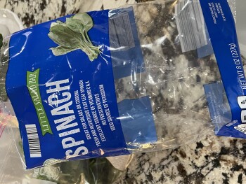 Consumer Food Safety Report ALDI, South Main Street, Weatherford, TX, USA I purchased a bag of “little salad bar” spinach on Sat... photo #3