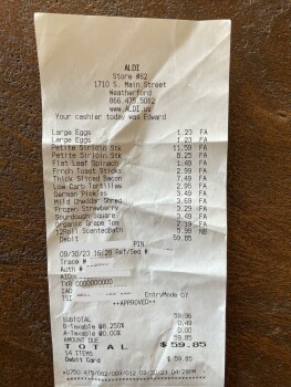 Consumer Food Safety Report ALDI, South Main Street, Weatherford, TX, USA I purchased a bag of “little salad bar” spinach on Sat... photo #5