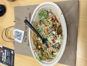 Consumer Review - Food Safety Chipotle Mexican Grill, Fruitville Pike, Lancaster, PA, USA Got a chipotle bowl (chicken, lettuce, f... photo #2