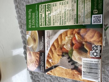 Consumer Food Safety Report Marie Callender's, Huntington, Texas 75949, United States I ate a Marie Calendar turkey pot pie and... photo #2