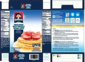 Food Recall Quaker Pancakes with Whole Grain Oats - recalled due to Undeclared Soy PepsiCo Caribbean, Inc. has i... photo #2