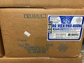 Food Recall Phu Huong  BÒ VIÊN PHÙ-HƯƠNG GÂN meatballs - recalle due to Listeria The FSIS announced the recall o... photo #2