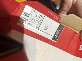 Consumer Review - Food Safety Domino's Pizza - Rutherglen, Hamilton Road, Rutherglen, Glasgow, UK Got Domino’s last night, a half... photo #2