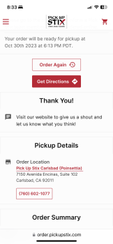 Consumer Review - Food Safety Pick Up Stix Fresh Asian Flavors, Avenida Encinas, Carlsbad, CA, USA I ordered honey shrimp and two... photo #1