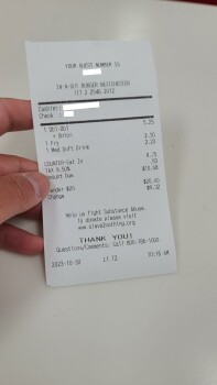 Consumer Review - Food Safety In-N-Out Burger, South Sepulveda Boulevard, Westchester, Los Angeles, CA, USA Walked to In N Out Bur... photo #2