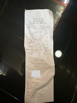 Consumer Review - Food Safety Nando's Gezina Drive Thru, Lifestyle Centre, Steve Biko Road, Gezina, Pretoria, South Africa 1/11/20... photo #2