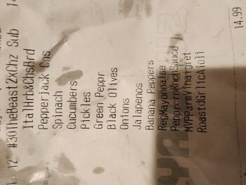 Consumer Review - Food Safety Subway, South Avenue B, Yuma, AZ, USA I ordered 4 sandwiches for my family. Almost all the sandwiche... photo #1