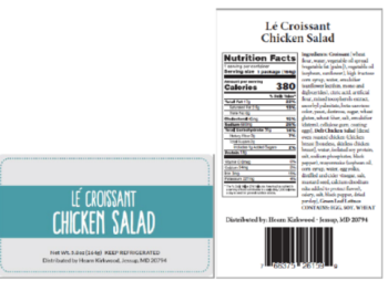 Food Recall Hearn Kirkwood Sandwiches - recalled due to undeclared soy and milk Hearn Kirkwood of Jessup, Md., i... photo #2