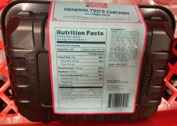 食品召回 SISTER SISTER GENERAL TSO’S CHICKEN with FRIED RICE - recalled due to misbranding & allergens The FS... 照片 #2