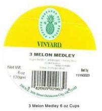 Food Recall Vinyard Cantaloupe Chunks and Cubes and Fruit Mixes and Medleys Containing Cantaloupe - recalled due... photo #8