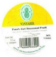 Food Recall Vinyard Cantaloupe Chunks and Cubes and Fruit Mixes and Medleys Containing Cantaloupe - recalled due... photo #13